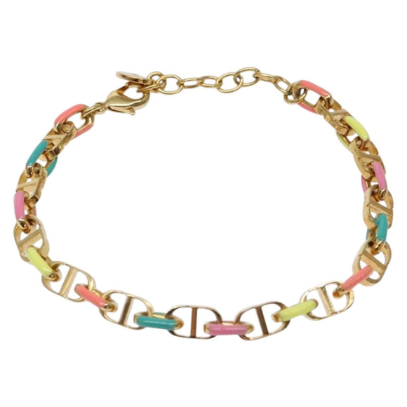 Christian Dior Bracelet metal Gold Auth 128891M