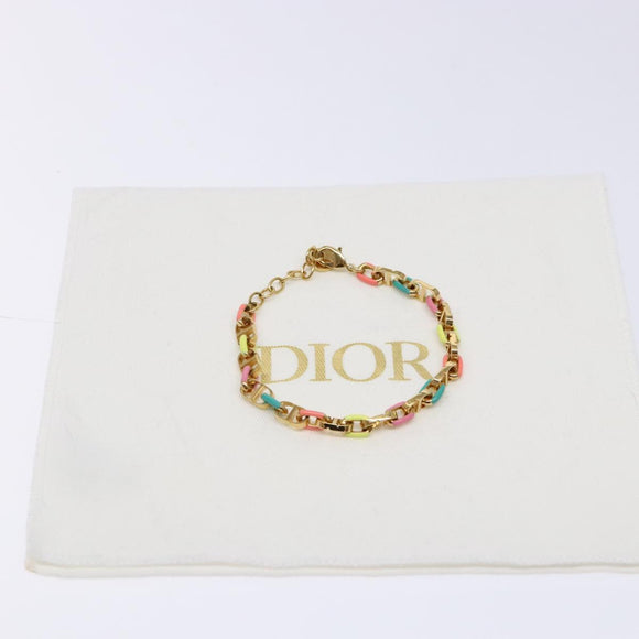 Christian Dior Bracelet metal Gold Auth 128891M