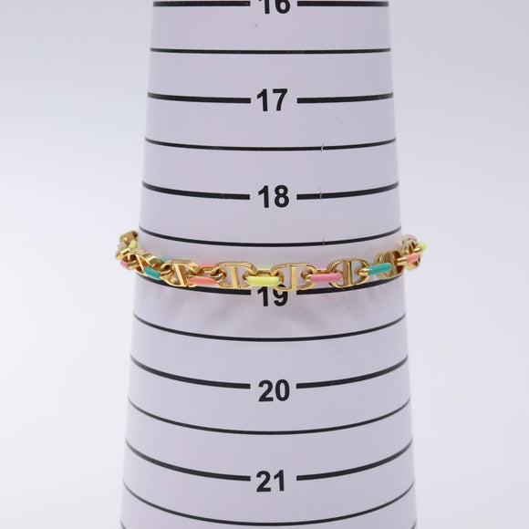 Christian Dior Bracelet metal Gold Auth 128891M