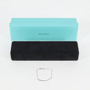 TIFFANY&Co. T Smile White Gold Bracelet K18 Gold 750 Silver Auth 128894M-7