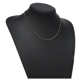 Chrome Hearts Roll Chain Necklace Ag925 Silver Auth 128896M