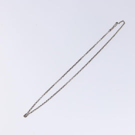 Chrome Hearts Roll Chain Necklace Ag925 Silver Auth 128896M - 0
