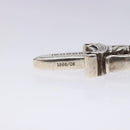 Chrome Hearts Double Dagger Pendant Top Ag925 Silver Auth 128897M-6