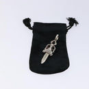 Chrome Hearts Double Dagger Pendant Top Ag925 Silver Auth 128897M-8