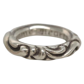 Chrome Hearts Scroll Band Ring Ag925 Silver Auth 128899M