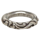 Chrome Hearts Scroll Band Ring Ag925 Silver Auth 128899M-2