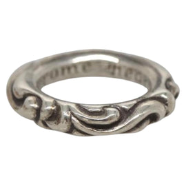 Chrome Hearts Scroll Band Ring Ag925 Silver Auth 128899M - 0