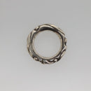 Chrome Hearts Scroll Band Ring Ag925 Silver Auth 128899M-6