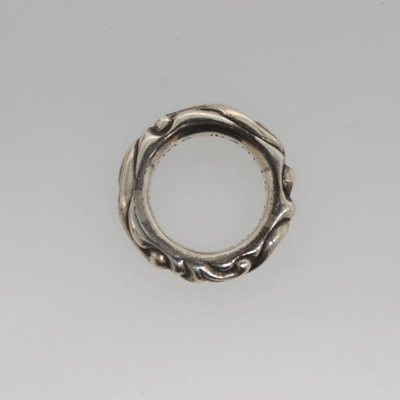 Chrome Hearts Scroll Band Ring Ag925 Silver Auth 128899M