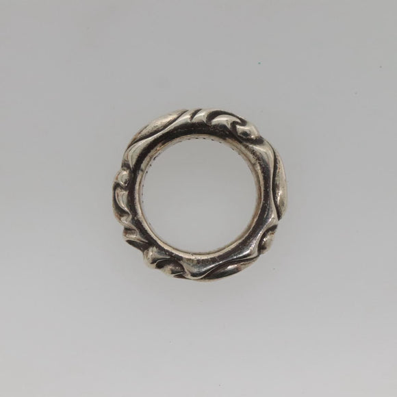 Chrome Hearts Scroll Band Ring Ag925 Silver Auth 128899M