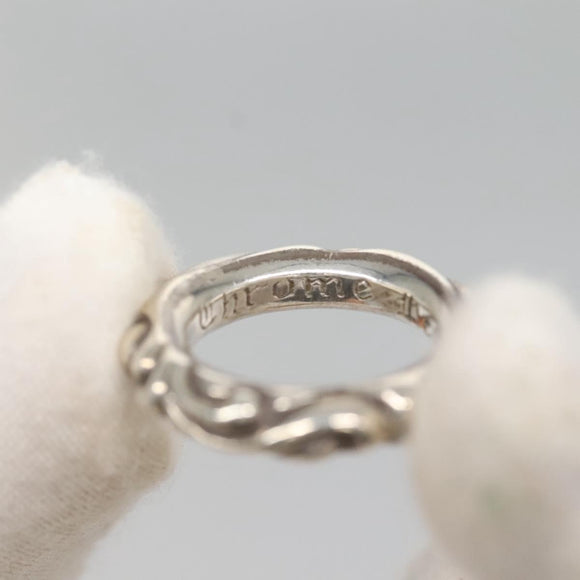 Chrome Hearts Scroll Band Ring Ag925 Silver Auth 128899M