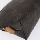 LOUIS VUITTON Monogram Pochette Cosmetic PM Pouch M43998 LV Auth 128904-16