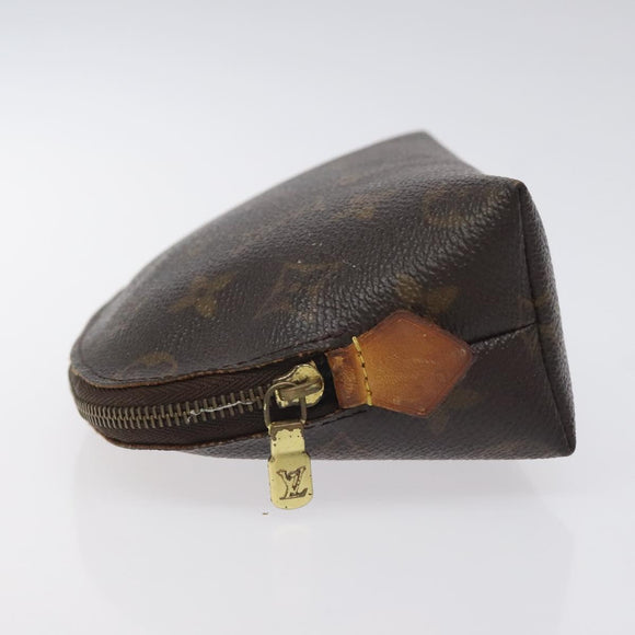 LOUIS VUITTON Monogram Pochette Cosmetic PM Pouch M43998 LV Auth 128904