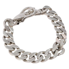 HERMES Boulevard MM Bracelet Ag925 Silver Auth 128907M