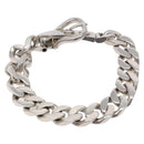 HERMES Boulevard MM Bracelet Ag925 Silver Auth 128907M-2
