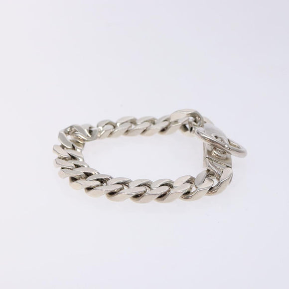 HERMES Boulevard MM Bracelet Ag925 Silver Auth 128907M