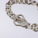 HERMES Boulevard MM Bracelet Ag925 Silver Auth 128907M-6