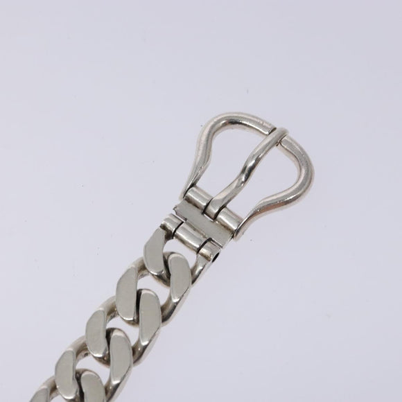 HERMES Boulevard MM Bracelet Ag925 Silver Auth 128907M