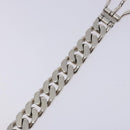 HERMES Boulevard MM Bracelet Ag925 Silver Auth 128907M-8