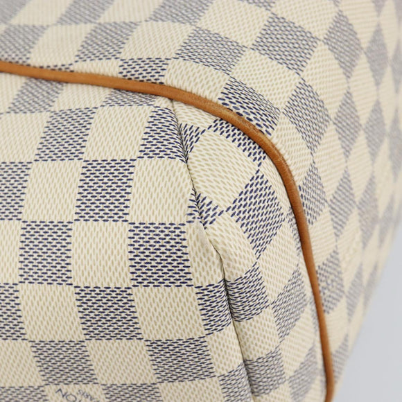 LOUIS VUITTON Damier Azur Totally PM Tote Bag N41280 LV Auth 128912A