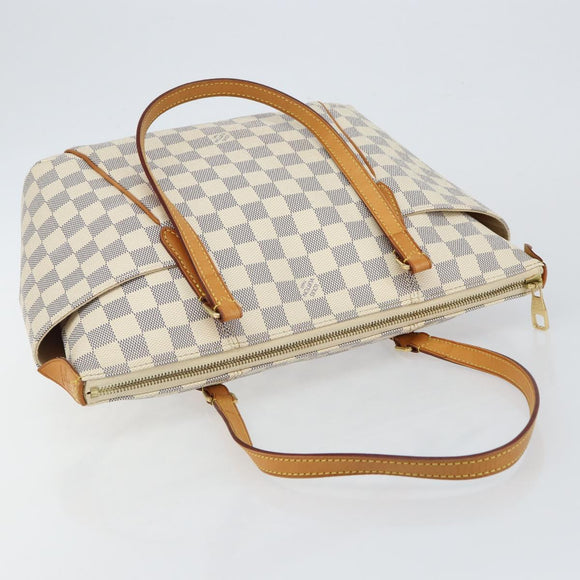 LOUIS VUITTON Damier Azur Totally PM Tote Bag N41280 LV Auth 128912A