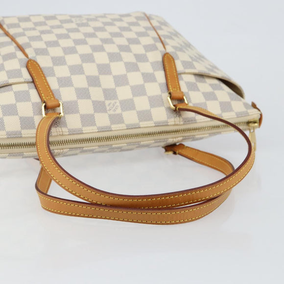 LOUIS VUITTON Damier Azur Totally PM Tote Bag N41280 LV Auth 128912A