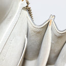 Christian Dior Chain Shoulder Bag Enamel Silver Auth 128918-19