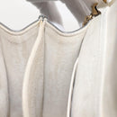 Christian Dior Chain Shoulder Bag Enamel Silver Auth 128918-20