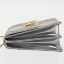 Christian Dior Schouderkettingtas Emaille Zilver Origineel 128918-4
