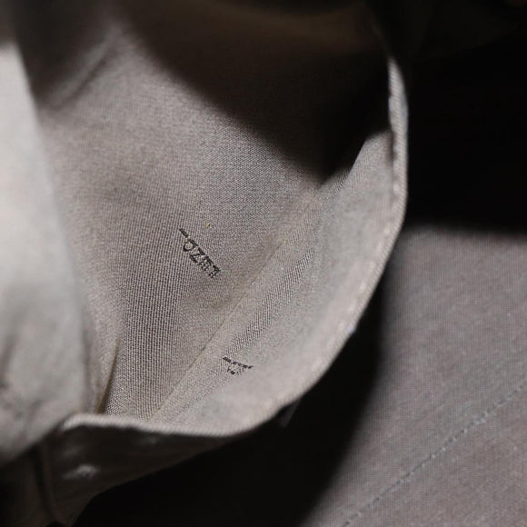 FENDI Zucchino Canvas Boston Bag Beige Gold Auth 128920V