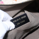 FENDI Zucchino Canvas Boston Bag Beige Gold Auth 128920V-23