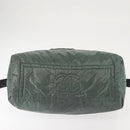 CHANEL Cococoon Tote Bag Nylon Khaki Silver CC Auth 128925-6