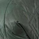 CHANEL Cococoon Tote Bag Nylon Khaki Silver CC Auth 128925-15