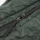 CHANEL Cococoon Tote Bag Nylon Khaki Silver CC Auth 128925-17