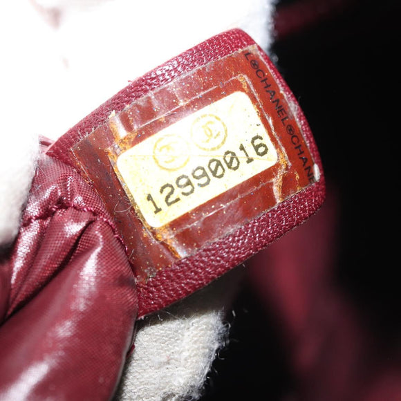 CHANEL Cococoon Tote Bag Nylon Khaki Silver CC Auth 128925