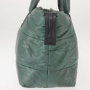 CHANEL Cococoon Tote Bag Nylon Khaki Silver CC Auth 128925-5