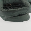 CHANEL Cococoon Tote Bag Nylon Khaki Silver CC Auth 128925-8