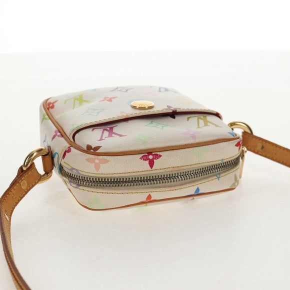 LOUIS VUITTON Monogram Multicolor Lift Shoulder Bag White M40055 LV Auth 128929A