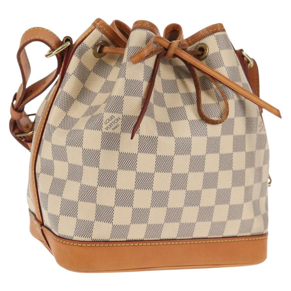 LOUIS VUITTON Damier Azur Noe BB Shoulder Bag N41220 LV Auth 128930A