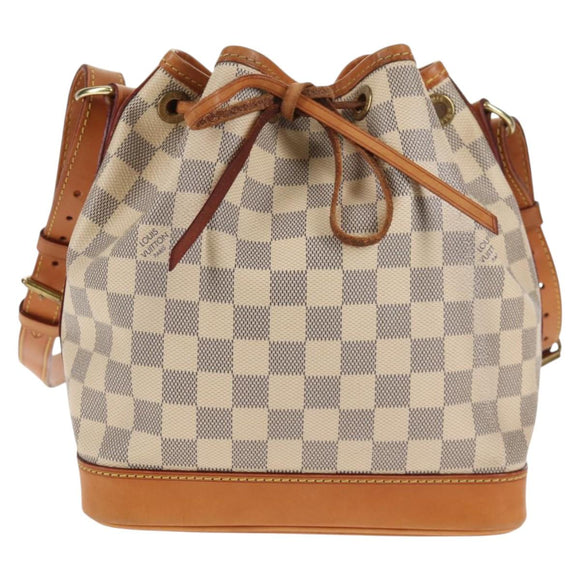 LOUIS VUITTON Damier Azur Noe BB Shoulder Bag N41220 LV Auth 128930A