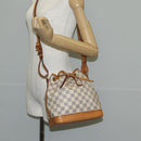LOUIS VUITTON Damier Azur Noe BB Shoulder Bag N41220 LV Auth 128930A-24