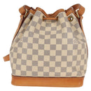 LOUIS VUITTON Damier Azur Noe BB Shoulder Bag N41220 LV Auth 128930A-2