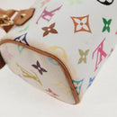 LOUIS VUITTON Monogram Multicolor Mini Speedy Hand Bag White M92645 Auth 128931A-16
