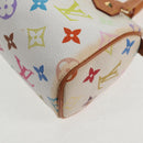 LOUIS VUITTON Monogram Multicolor Mini Speedy Hand Bag White M92645 Auth 128931A-19