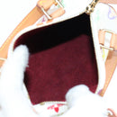LOUIS VUITTON Monogram Multicolor Mini Speedy Hand Bag White M92645 Auth 128931A-10