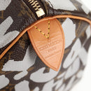 LOUIS VUITTON Monogram Graffiti Speedy 30 Hand Bag White M92195 LV Auth 128933V-19