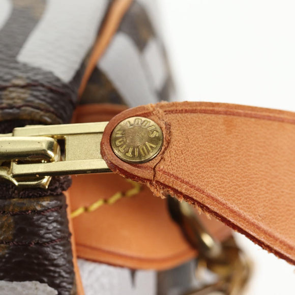 LOUIS VUITTON Monogram Graffiti Speedy 30 Hand Bag White M92195 LV Auth 128933V