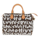 LOUIS VUITTON Monogram Graffiti Speedy 30 Hand Bag White M92195 LV Auth 128933V-13