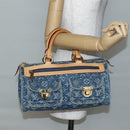 LOUIS VUITTON Monogram Denim Neo Speedy Hand Bag Blue M95019 LV Auth 128934V-24
