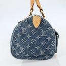 LOUIS VUITTON Monogram Denim Neo Speedy Hand Bag Blue M95019 LV Auth 128934V-4